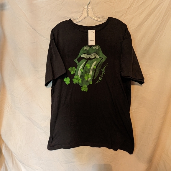 The Rolling Stones Shamrock Tee Size M New - Picture 9 of 10